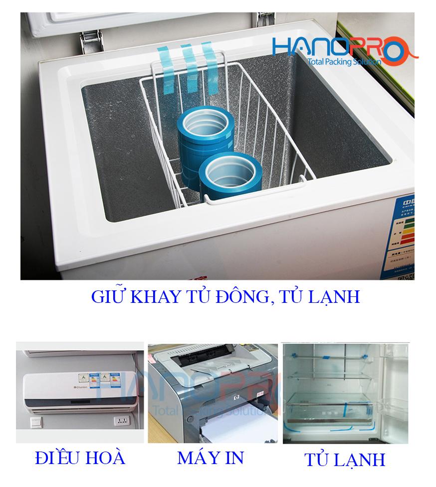 Băng dính xanh dán tủ lạnh Hanopro