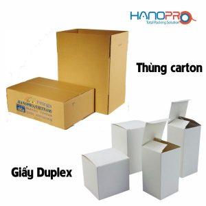 Điểm khác nhau giữa thùng Carton và giấy duplex là gì?
